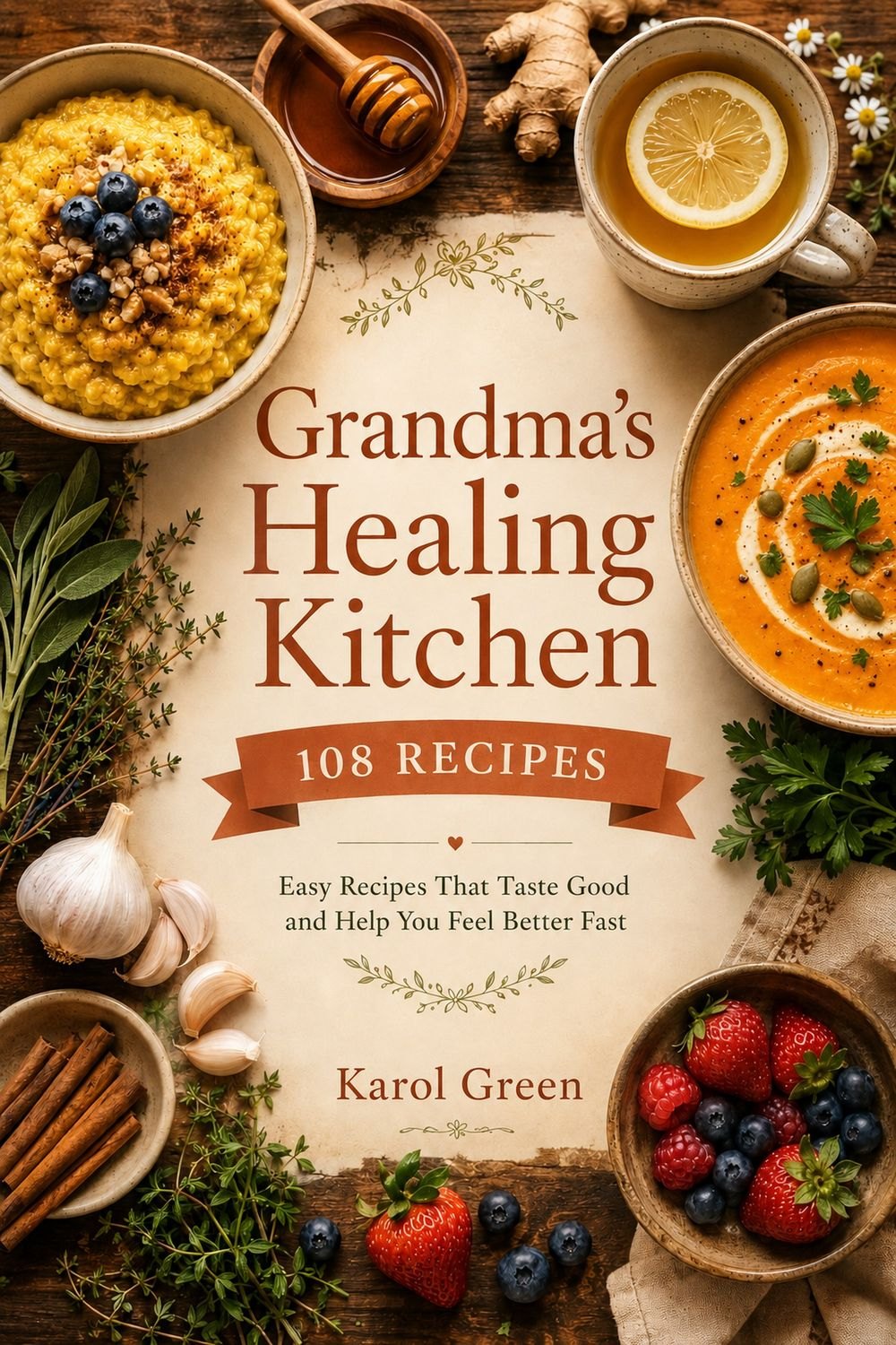 Cover of Grandma's Healing Kitchen by Karol Green